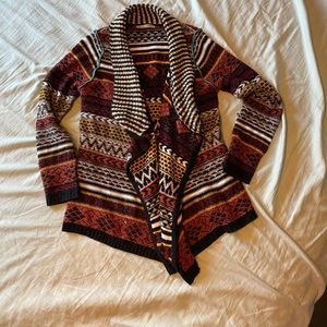 Tribal Print Cardigan